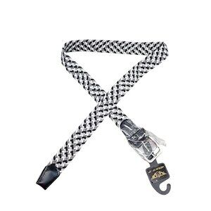 Sophos Belt Mens Medium Gray Woven Braided *NWT*